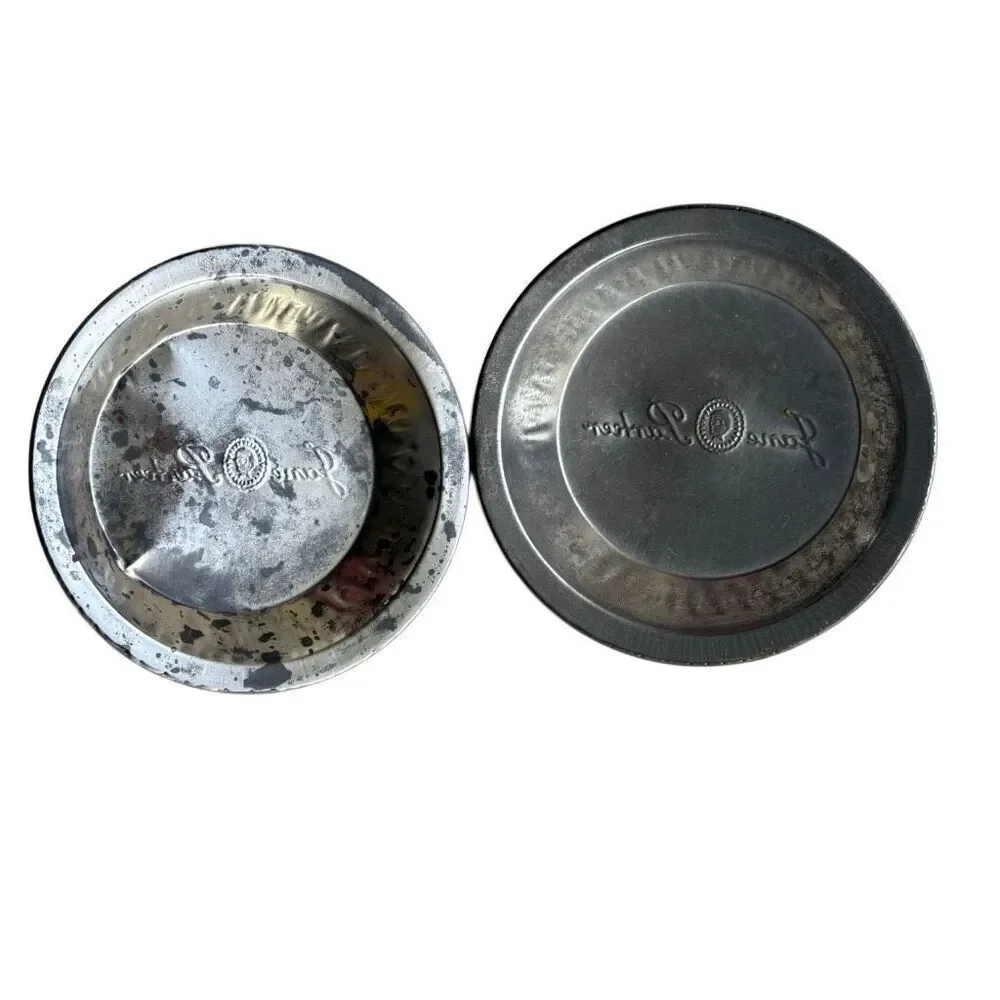 2 Vintage Jane Parker 8” Pie Tins